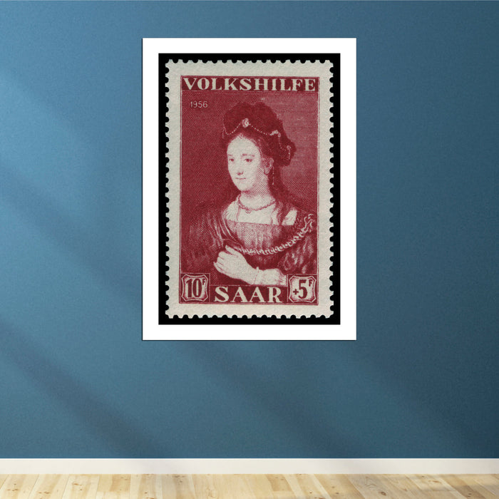 Rembrandt Harmenszoon van Rijn - Saskia Stamp