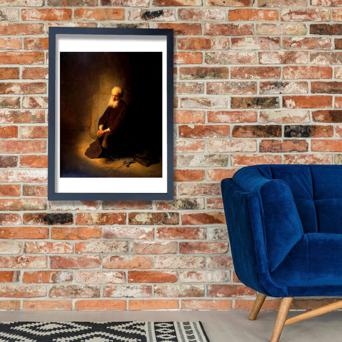 Rembrandt Harmenszoon van Rijn - The Apostle Peter Kneeling