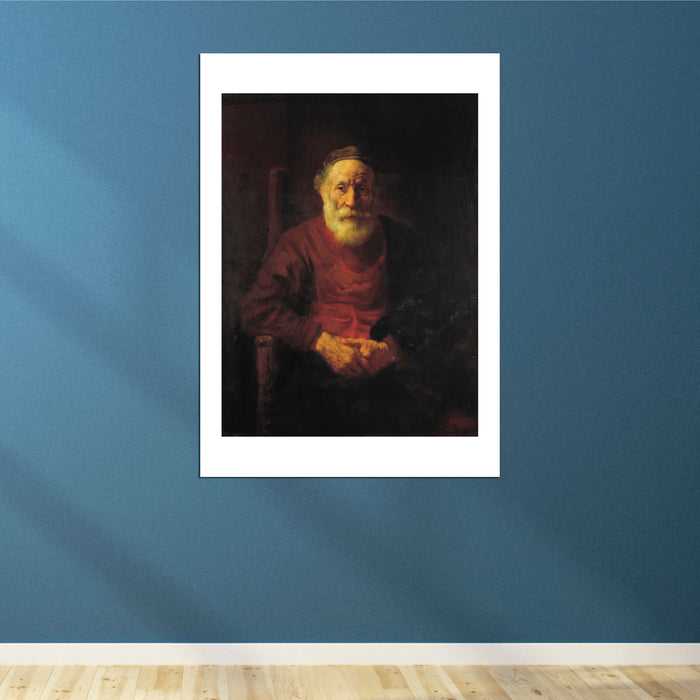 Rembrandt Harmenszoon van Rijn An Old Man in Red fine art