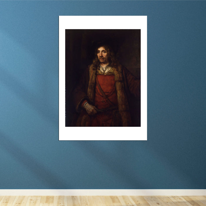 Rembrandt Harmenszoon van Rijn Man in a Fur lined Coat