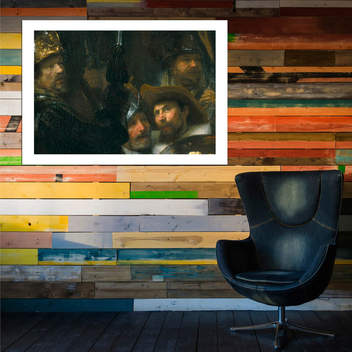 Rembrandt Harmenszoon van Rijn Nachtwacht vier koppen