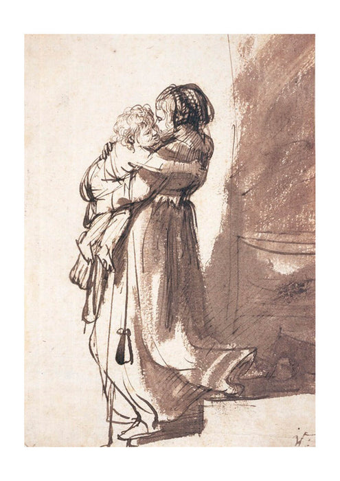 Rembrandt Harmenszoon van Rijn Saskia with a Child