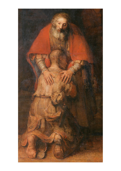 Rembrandt Harmenszoon van Rijn The Return of the Prodigal Son Father and Son