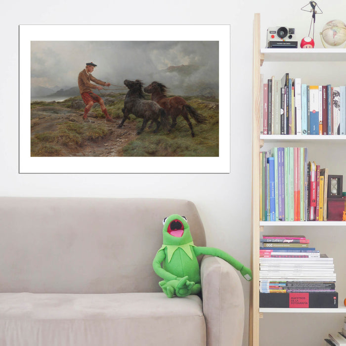 Rosa Bonheur - A Ghillie and two Shetland