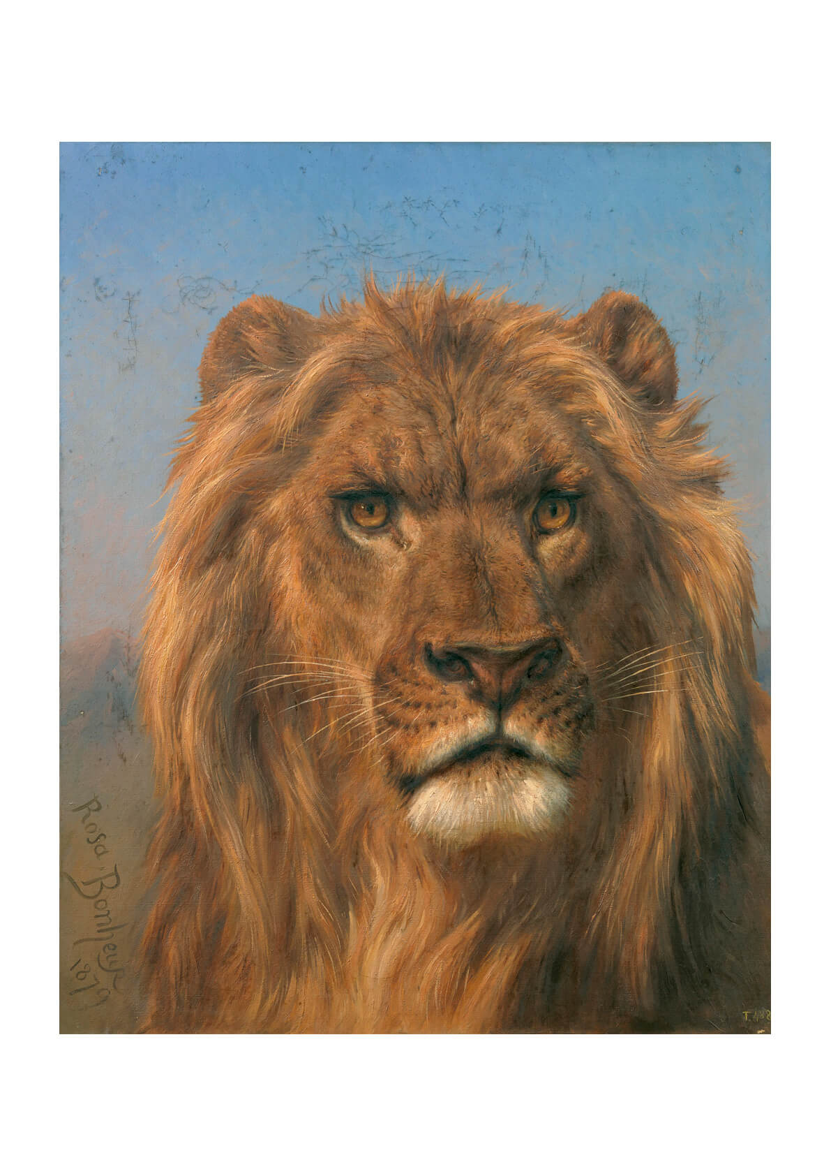 ⌘ Porte-Bonheur ⌘ページ Rosa Bonheur - Portrait of a Lion Prado — Spiffing Prints