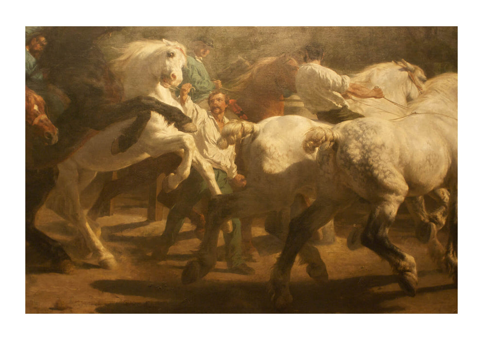 Rosa Bonheur - The Horse Fair detail