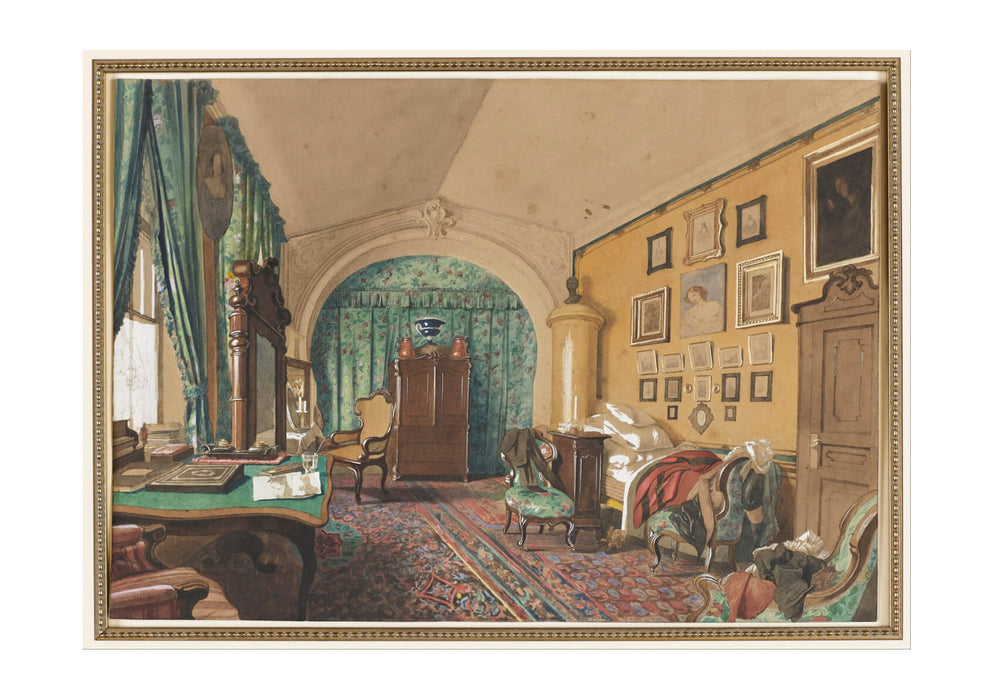 S. Tolstoi - Interior of a Man's Living Room
