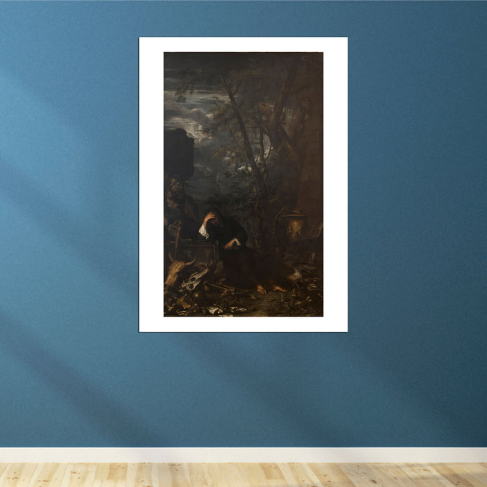 Salvator Rosa Democritus in Meditation