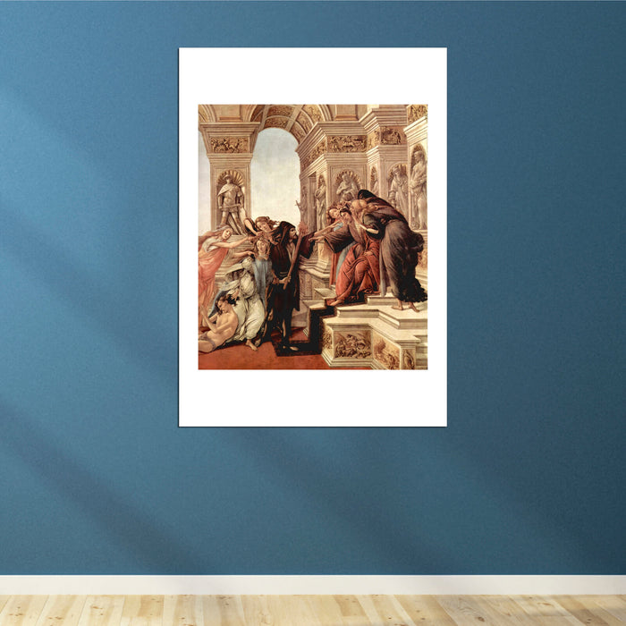 Sandro Botticelli - Before the Court Detail