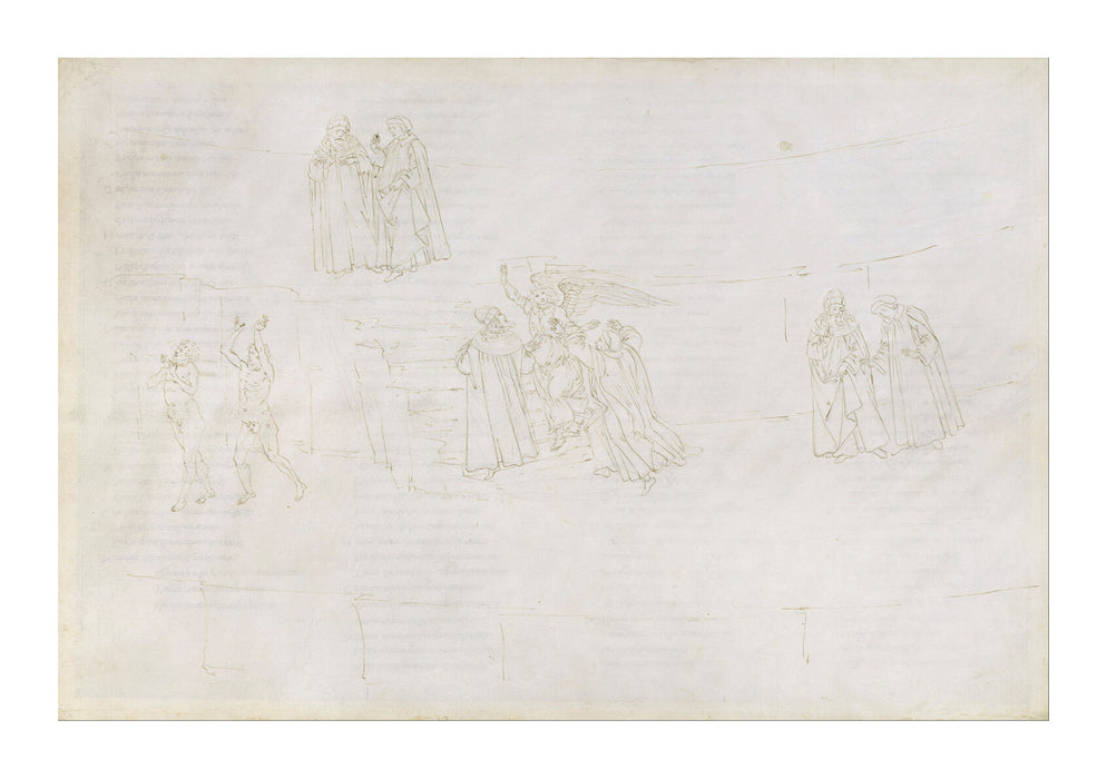 Sandro Botticelli - Drawings for Dante's Divine Comedy