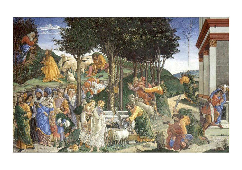 Sandro Botticelli - Eventos de la vida de Moisas