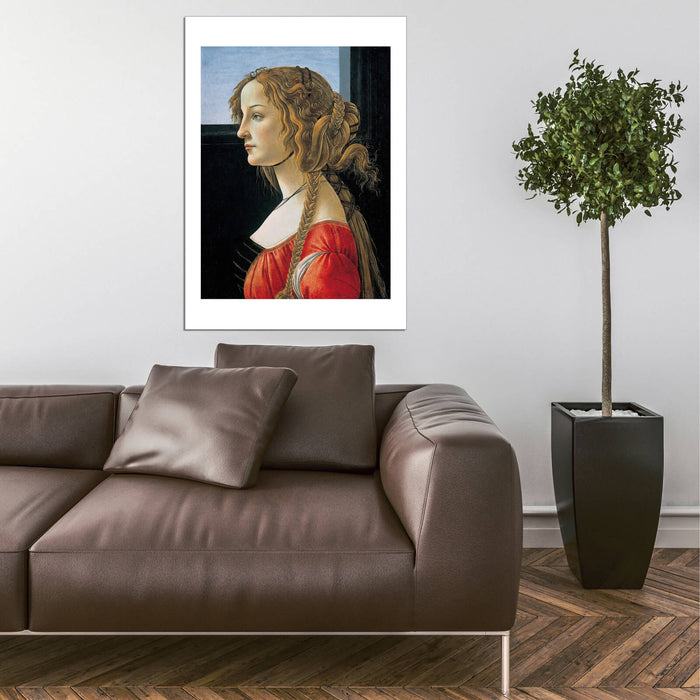 Sandro Botticelli - Portrait in Red