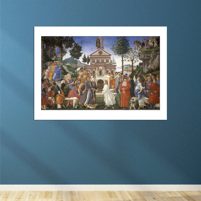 Sandro Botticelli - Tentaciones de Cristo