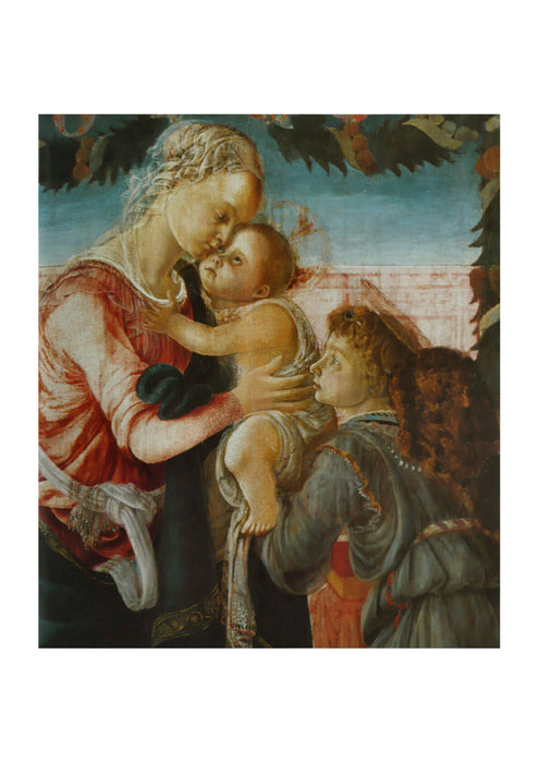 Sandro Botticelli - l'Enfant et un ange Holding
