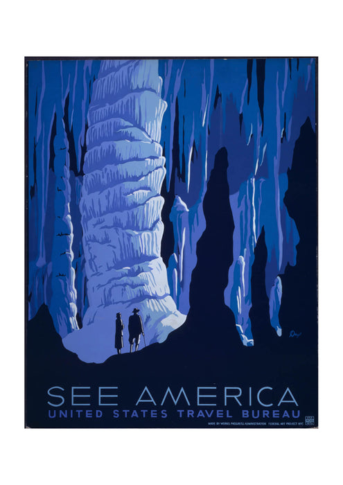 See America - US Travel Bureau Travel Poster