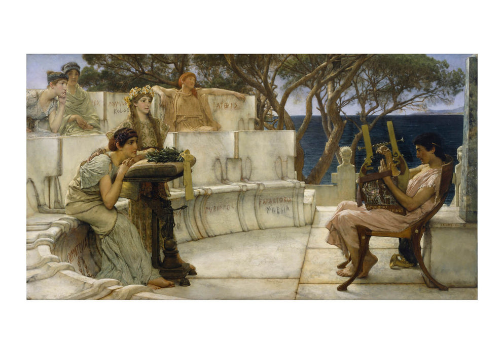 Sir Lawrence Alma Tadema - Sappho and Alcaeus
