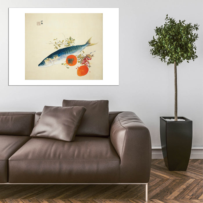 Takeuchi Seiho Autumn Fattens Fish and Ripens Wild Fruits