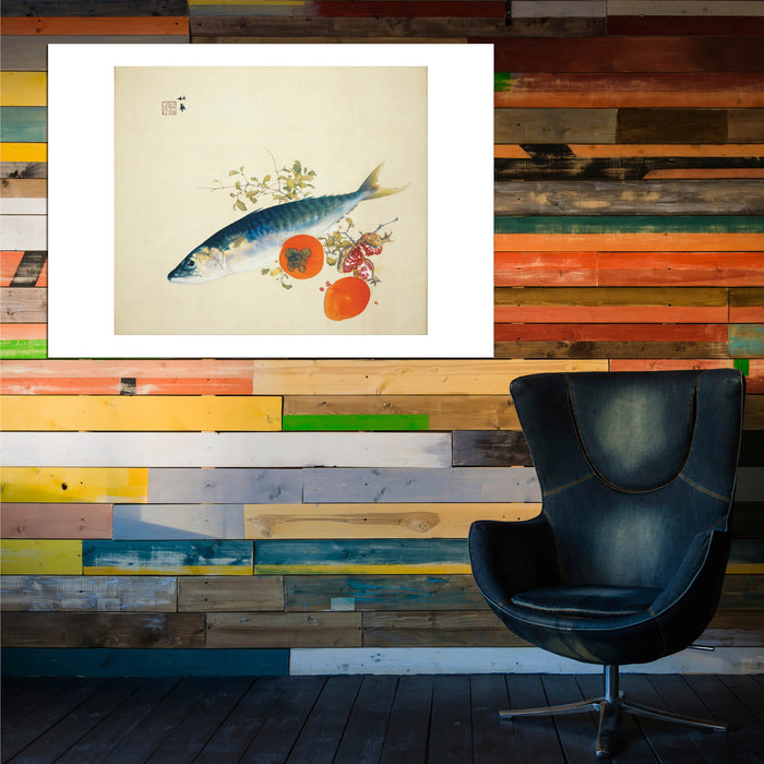 Takeuchi Seiho Autumn Fattens Fish and Ripens Wild Fruits