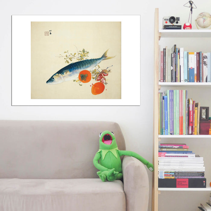 Takeuchi Seiho Autumn Fattens Fish and Ripens Wild Fruits