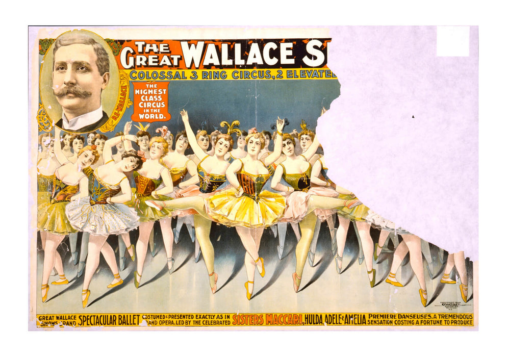 The Great Wallace Shows Ballet Circus (Torn Corner)