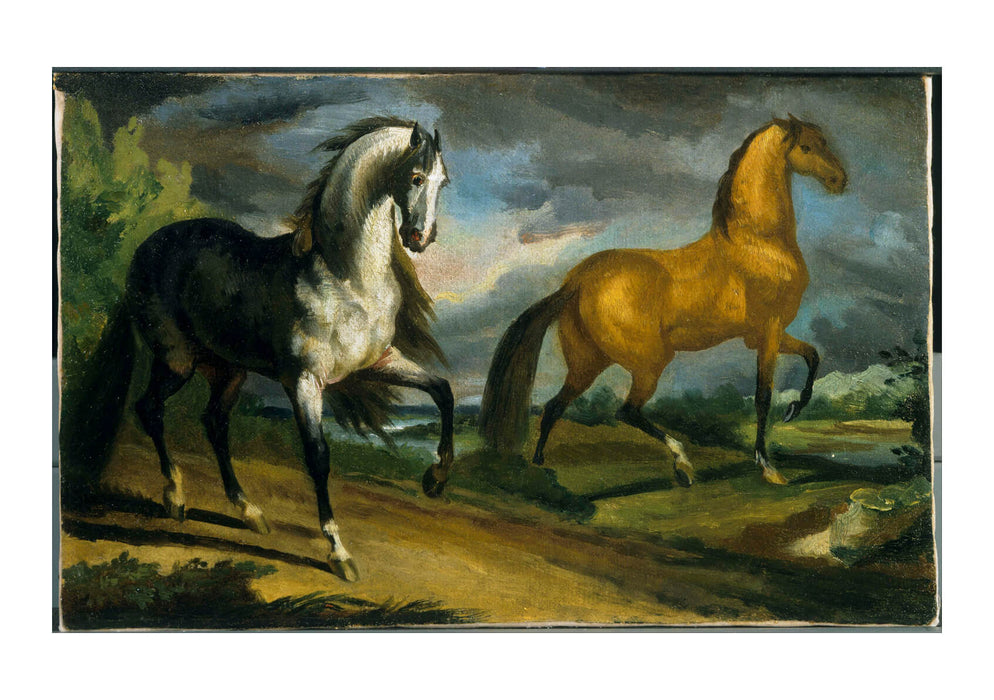 Theodore Gericault Two Horses