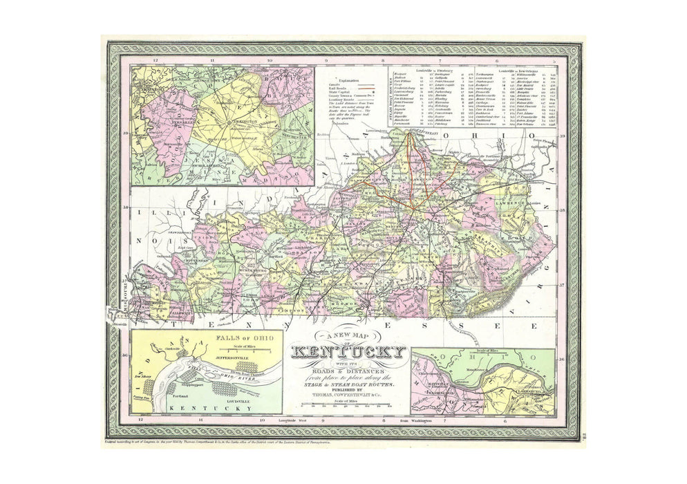 Map of Kentucky Geographicus