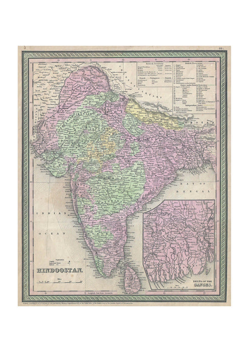 Mitchell Map of India