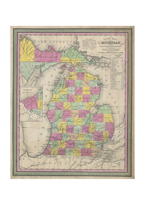 Mitchell Map of Michigan
