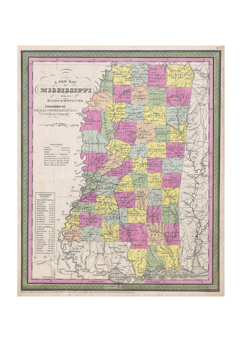 Mitchell Map of Mississippi
