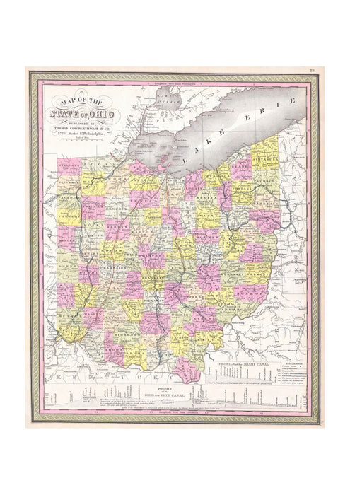 Mitchell Map of Ohio
