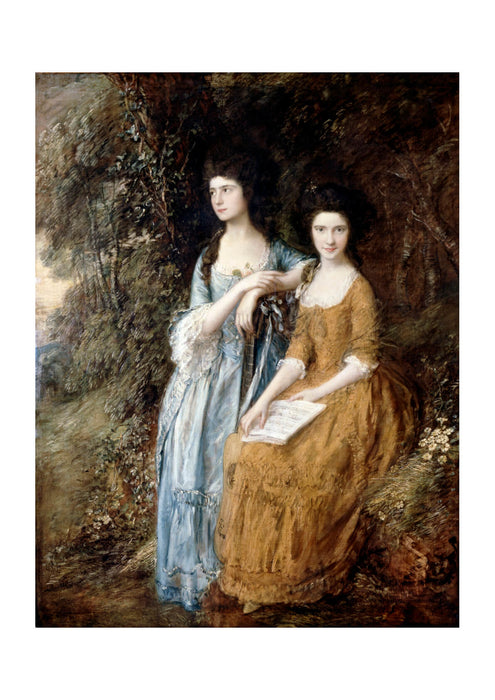 Thomas Gainsborough - Elizabeth and Mary Linley