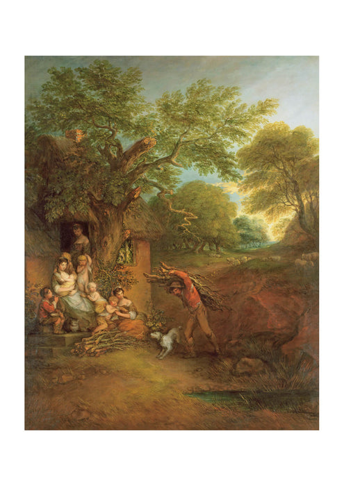 Thomas Gainsborough - Figures Before a Cottage