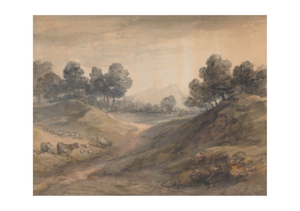 Thomas Gainsborough - Landscape and Cattle