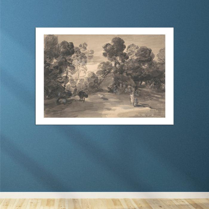 Thomas Gainsborough - Landscape with Figures