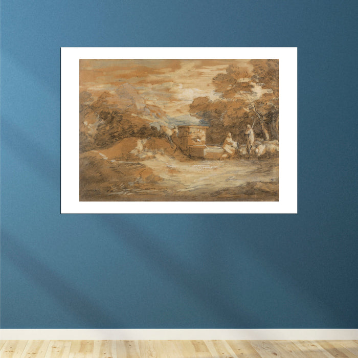 Thomas Gainsborough - Mountain Landscape with Figures