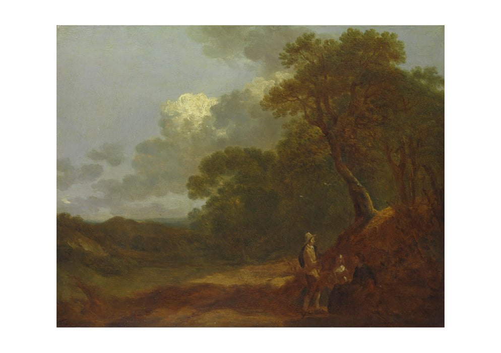 Thomas Gainsborough - Wooded Landscape with People