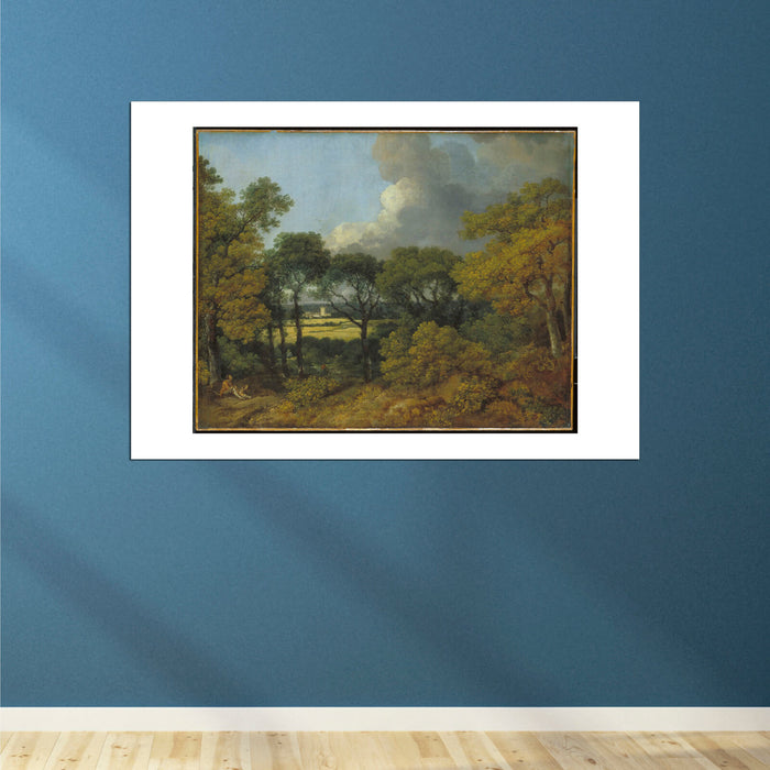 Thomas Gainsborough - Wooded Landscape with a Peasant Resting