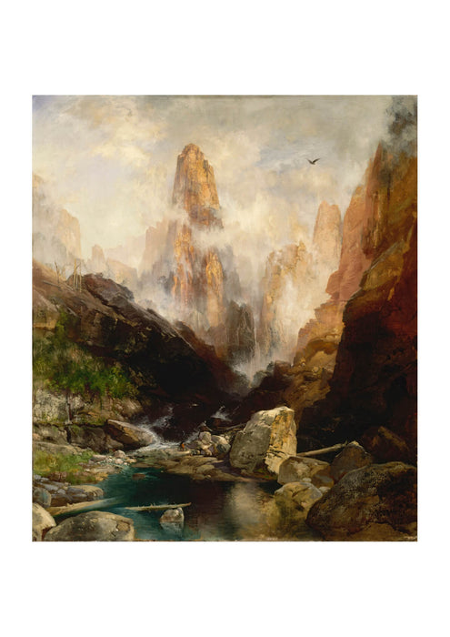 Thomas Moran - Mist in Kanab Canyon Utah