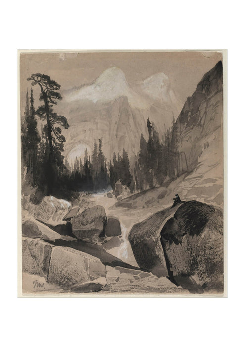Thomas Moran - The North Dome Yosemite California