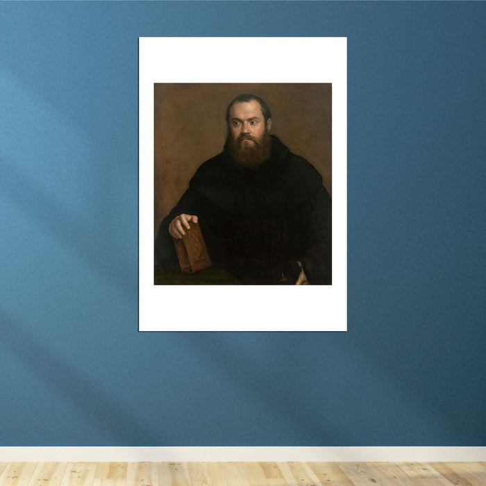 Titian - A monk with a book