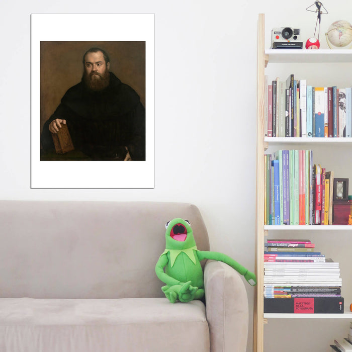 Titian - A monk with a book