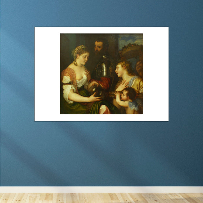 Titian - Conjugal allegory Louvre