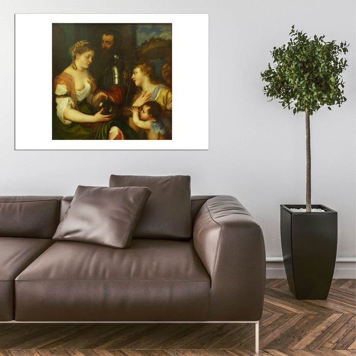 Titian - Conjugal allegory Louvre