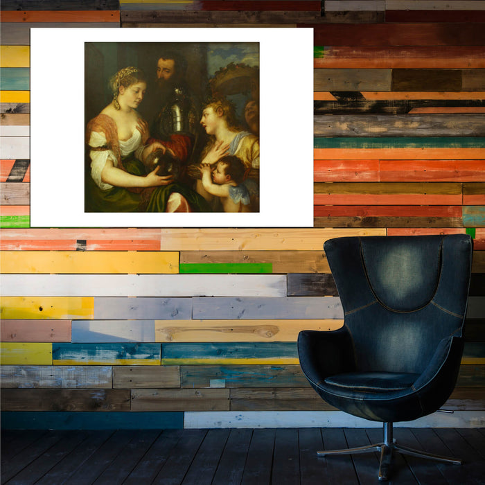 Titian - Conjugal allegory Louvre