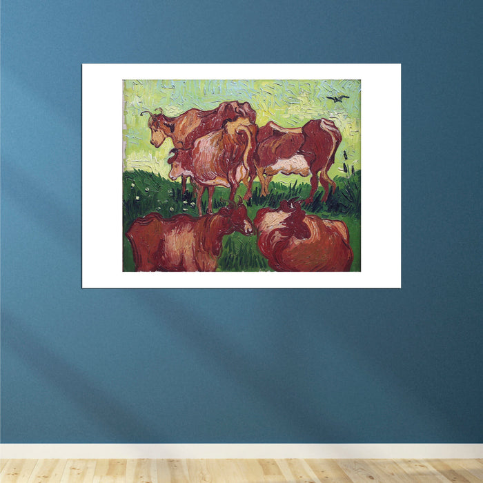 Vincent Van Gogh - Cows (after Jorsaens), 1890