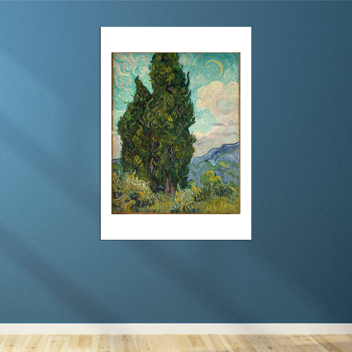 Vincent Van Gogh - Cypresses, 1889