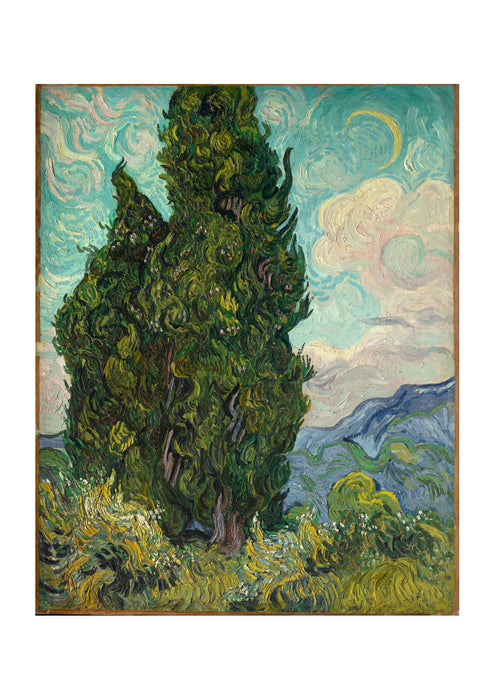 Vincent Van Gogh - Cypresses, 1889