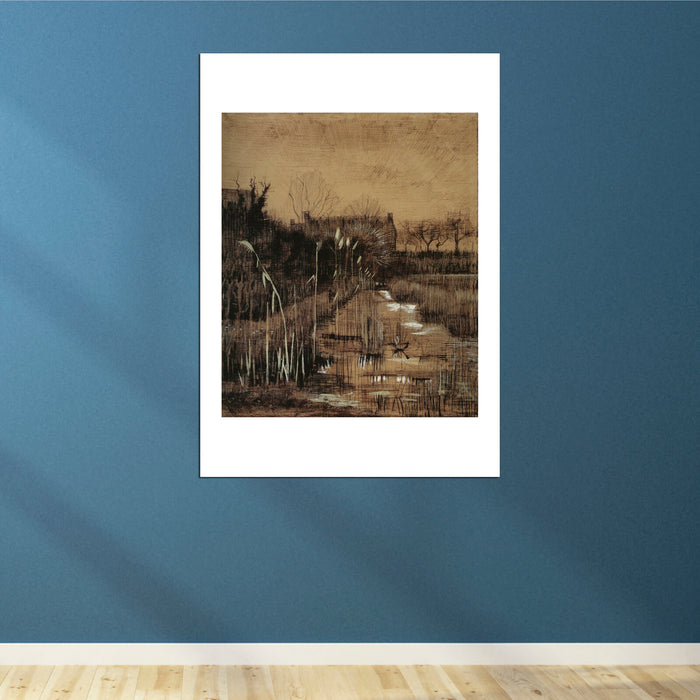 Vincent Van Gogh - Ditch, 1884