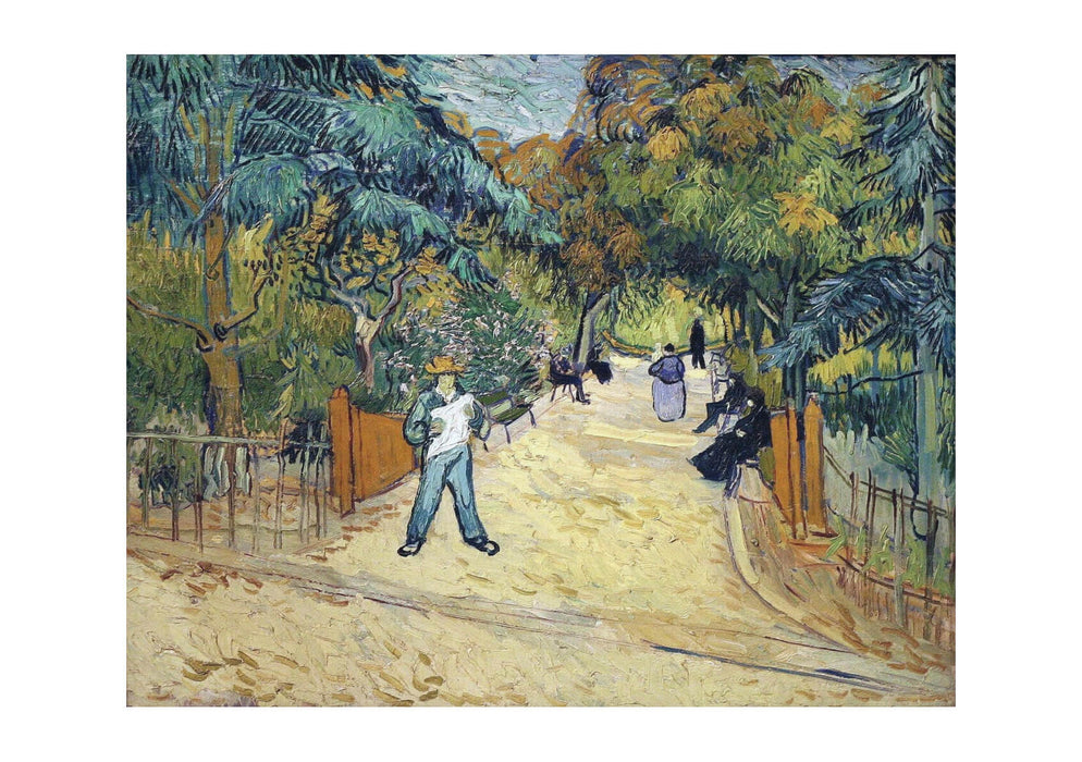 Vincent Van Gogh - Entrance to the Public Garden in Arles, 1888