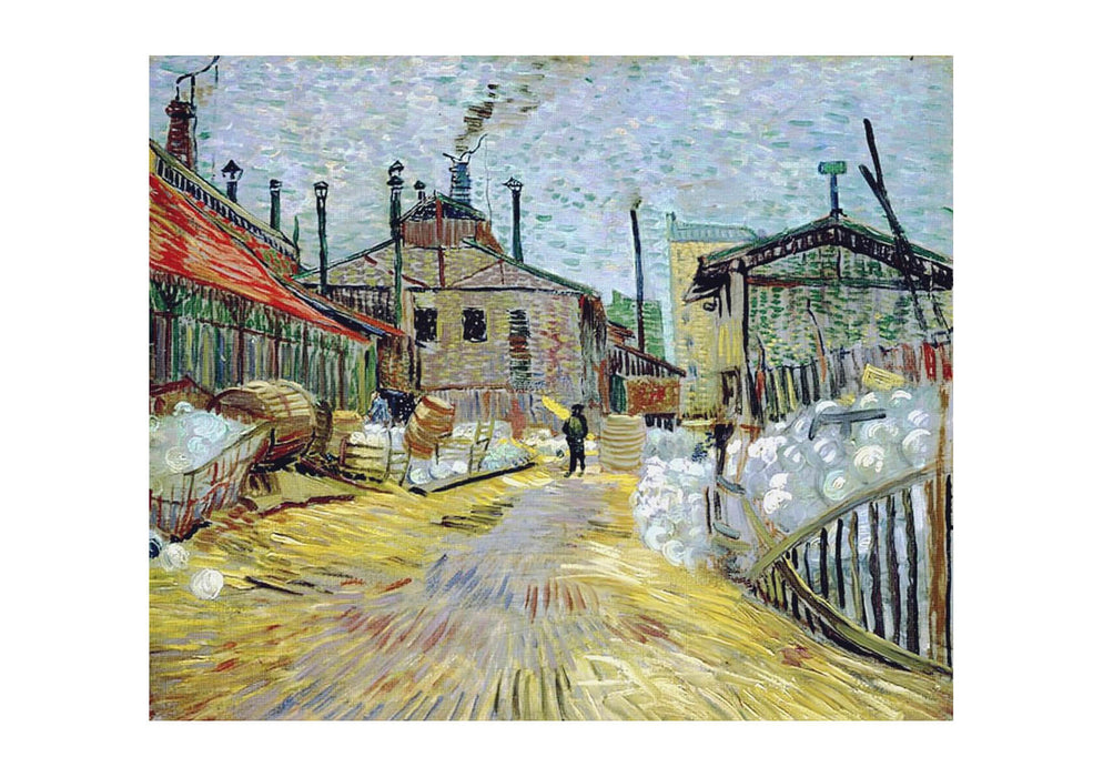 Vincent Van Gogh - Factory at Asnieres, 1887